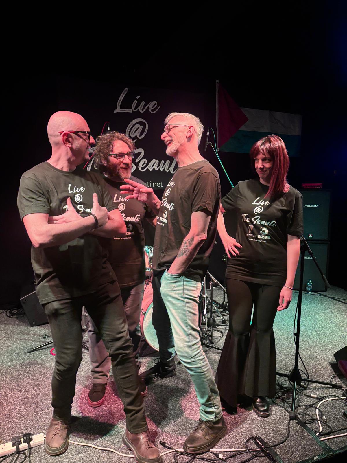 Electric Blue live on stage